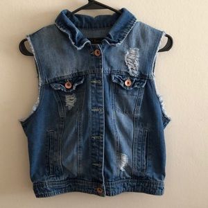 Denim vest